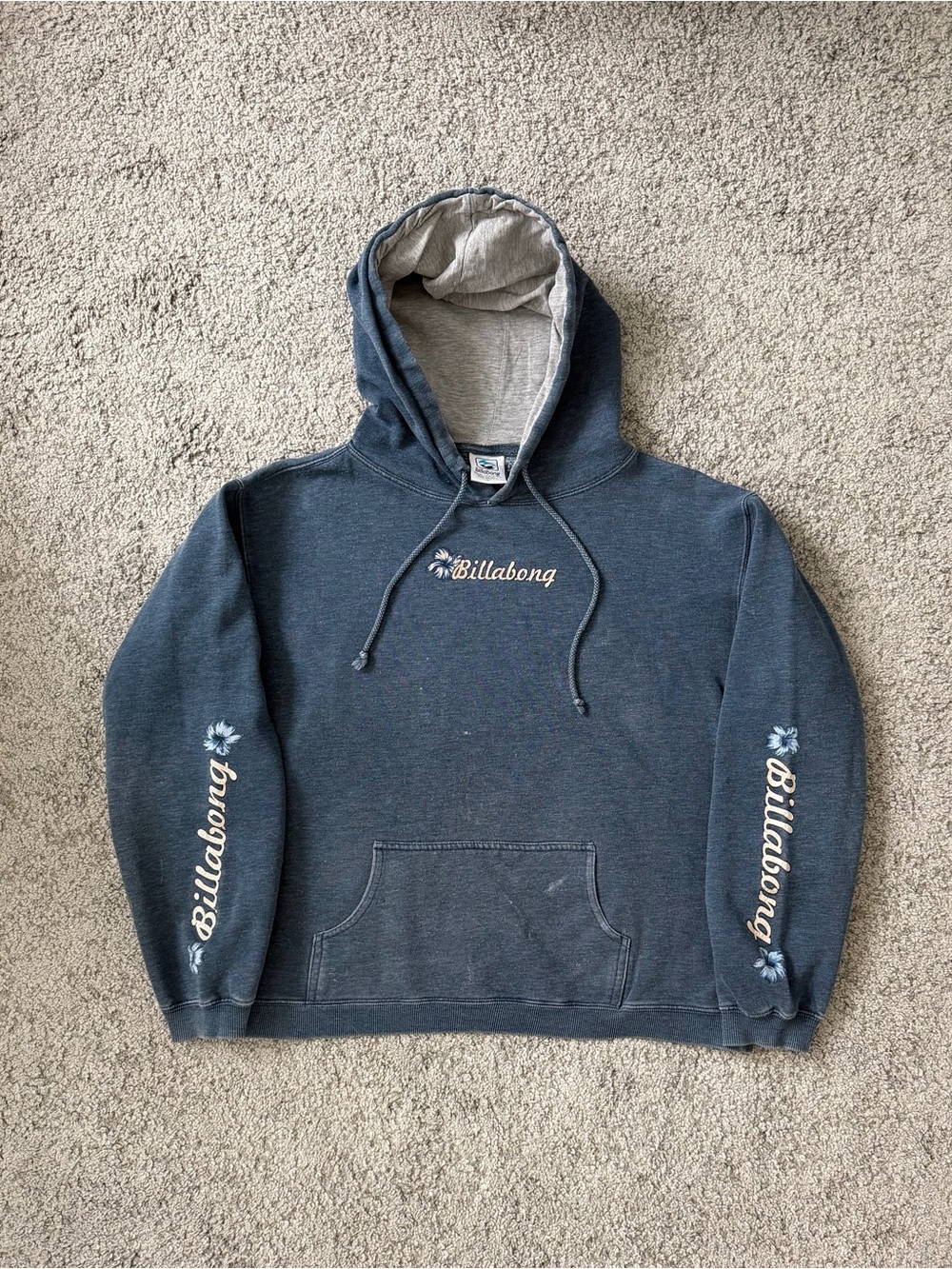 Vintage 90s Billabong Floral Surfwear Hoodie